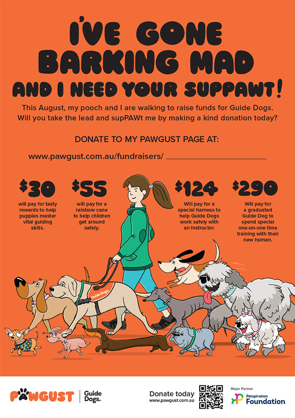 Poster Individual Fundraising Page