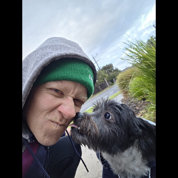 Kisses on rainy day