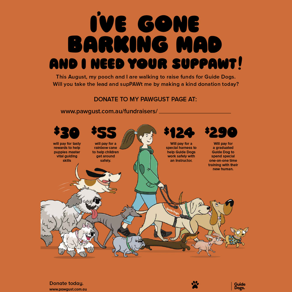 Poster Individual Fundraising Page