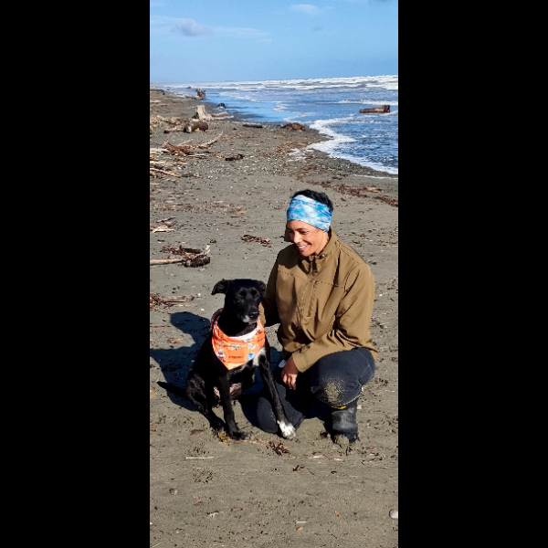 The day before Pawgust! Training walk at Te Horilo